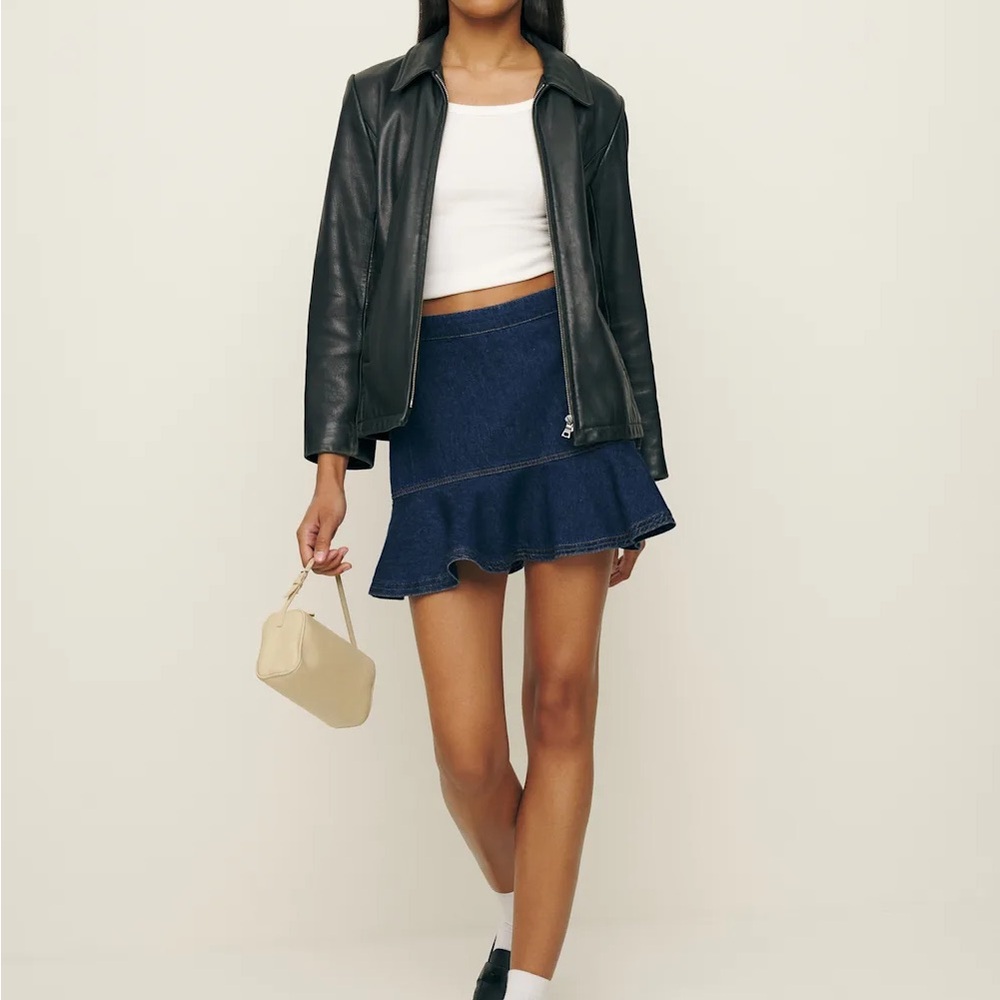 Reformation Madelyn Denim Skirt